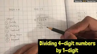 DIVIDING 4-DIGITS BY 1-DIGIT