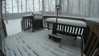 Winter Storm Stella Timelapse