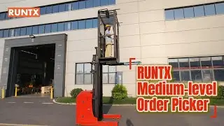 🌍Maximizing Warehouse Efficiency: RUNTX Medium-level Order Picker🔥