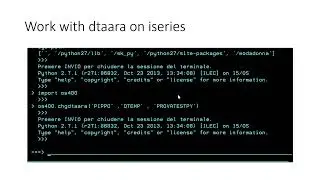 Integration Python on iseries