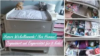 UNSERE WICKELKOMMODE! || Ikea Hemnes mit Aufsatz! || Reborn Baby Deutsch || Little Reborn Nursery