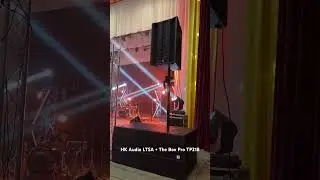 HK Audio LTSA + The Box Pro TP218 sound testing