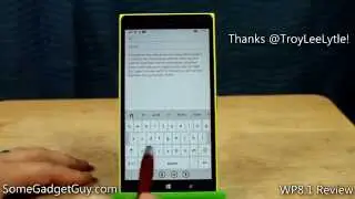 Windows Phone 8.1 Keyboard Tips & Tricks: Slide for Characters, Cursor, and Punctuation