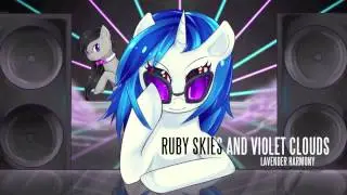Ruby Skies and Violet Clouds