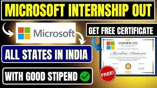 🔴Microsoft Internship Announced | Security Operations Engineering | Pan india (all state can apply)