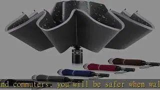 Bodyguard Inverted Umbrella, Large Windproof Umbrellas for Rain & Sun, Compact Umbrella Reverse Umb