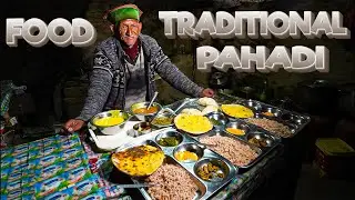 Himachali Hardworking Uncle Selling Pahadi Traditional Food Thali At Maniram Dhaba l Himachal Food