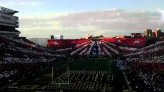 Iowa Hawkeyes Card Stunt - Oct 15, 2011