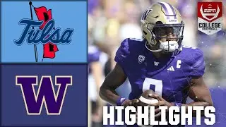 Tulsa Golden Hurricane vs. Washington Huskies | Full Game Highlights