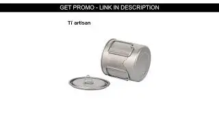 Good Tiartisan  650ml Pot Outdoor Camping Pure Titanium Mug with Folded Handle Lightweight Portable
