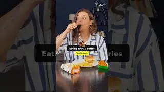 Eating vs Burning 1000 Calories 🔥