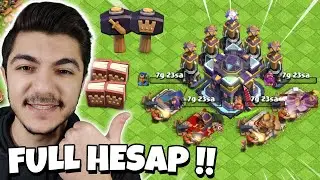 BELEDİYE 15 TEKRARDAN FULLEDİM !! - Clash Of Clans