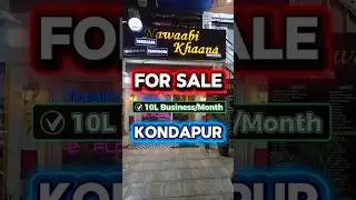 Restaurant For Sale 9966103081 Kondapur #business #food #property #realestatehyderabad