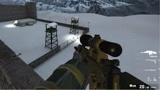 Project IGI Remake in CSGO   Mission 12 Eagle's Nest II  Stealth Assault Gameplay