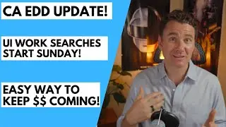 CA EDD UI Work Search Update! BE READY SUNDAY JULY 11! How to do it Easily! Exemptions Covered!