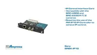 Sony BRBK IP10 IP Control Interface Card Sales | Service | Repair | Exchange | Replacement