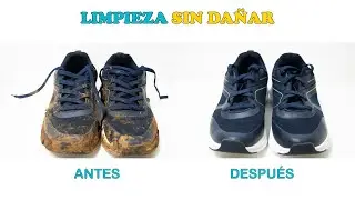 MIRA ESTO¿es posible dejarlas como NUEVAS unas ZAPATILLAS LLENAS de BARRO SIN DAÑARLAS?