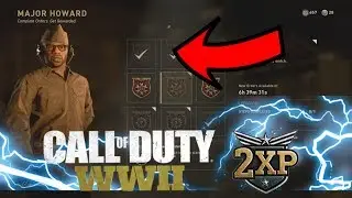 COD WW2- HOW TO GET UNLIMITED XP GLITCH!! NEW AFTER PATCH!! ACTUALLY WORKS!!