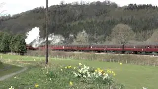 LLangollen Railway = Croes Newydd 84J Steam Gala on 4th April  2014
