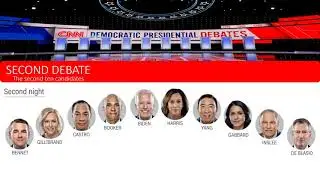 2020 DEMOCRATIC PRESIDENTIAL CANDIDATES - SECOND DEBATE
