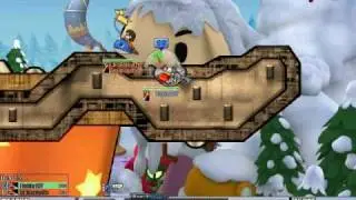 A random Battle in Gunbound Season 2