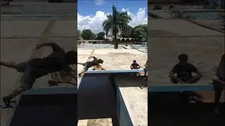 Sick Standing Flip Gap #shorts #parkour #overway