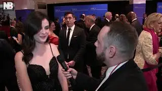 Fiji Water Girl Interview at White House Correspondents' Dinner 2019