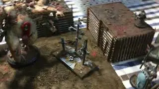 Trench Crusade Gelände und Minis wip