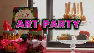 DIY: Art Themed Birthday Party