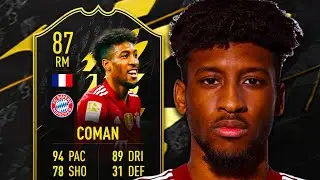POSITION CHANGE! ⭐ 87 IF COMAN PLAYER REVIEW - FIFA 22 ULTIMATE TEAM