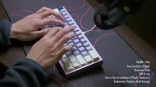 Ciel60 Lilac Keyboard Soundtest | Paco Switches