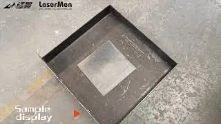[LaserMen] Pulsed fiber laser cleaning machine for cleaning painted carbon steel plates and aluminum