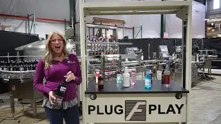 Complete Accutek Vodka Filling Line Demonstration