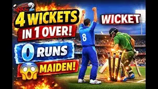 4 Wickets in ONE Over 😱 | WCC2 Impossible Over