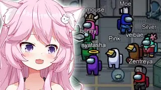 Nyanners Among Us VTuber Collab Stream