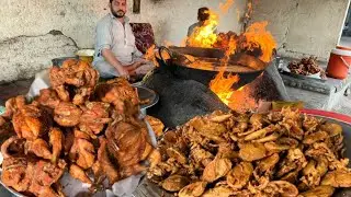 Bacha Pakora Recipe | Peshawari Chicken And Pakora Recipe | Street Food Of Peshawar | Spicy Pakora