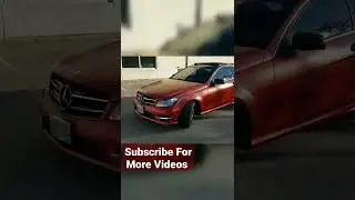 Mercedes wrapped in satin Red | Mr Wrapster |