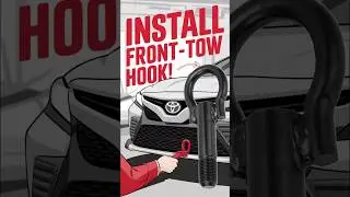 How to Install a Front Bumper Tow Hook on Your Toyota Camry