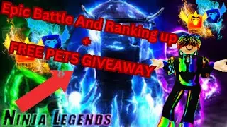 Roblox Ninja Legends FREE Pet Giveaway! | Not Ending Stream Until 100 Subs 😳