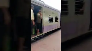 Local Train speed Acceleration #indianrailway #short#viral #watch#shortsfeed