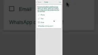 Set your communication preferences