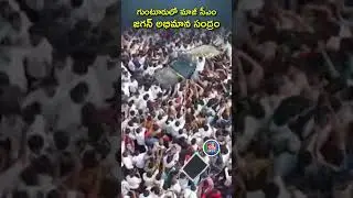 గుంటూరులో జగన్ అభిమానసంద్రం #ysjagan #ysrcp #guntur #ap #viral #news #video #tdp #janasena #trending