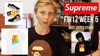 SUPREME X ANDRES SERRANO DROP!! SUPREME FW17 WEEK 5 MOST HYPED ITEMS (VANS AND MORE)!!