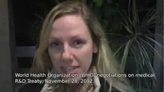 Katy Athersuch of MSF on WHO negotiations on R&D treaty