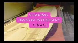 shaping Twintip kiteboard Finish (Lamination and Vacuum Bagging)