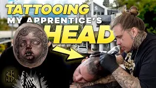 I TATTOOED MY APPRENTICE’S HEAD… HE ALMOST TAPPED OUT 😭