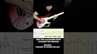 MEGADETH SYMPHONY OF DESTRUCTION GUITAR SOLO TABS