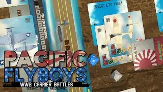 Pacific Flyboys Torpedo Attack on Lexington. WW2 Game design notes