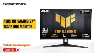 Обзор ASUS TUF VG27AQ3A | 27-дюймовый монитор 1440P HDR, 180 Гц, 1 мс Fast IPS, совместимость с F...