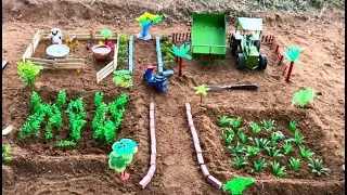 DIY How to make a Mini Farm Land  Part-2 | School Project |Tiny toys | creative idea
